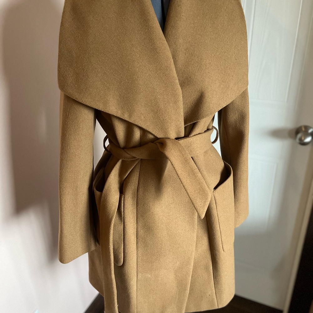 Express Camel Belted Coat